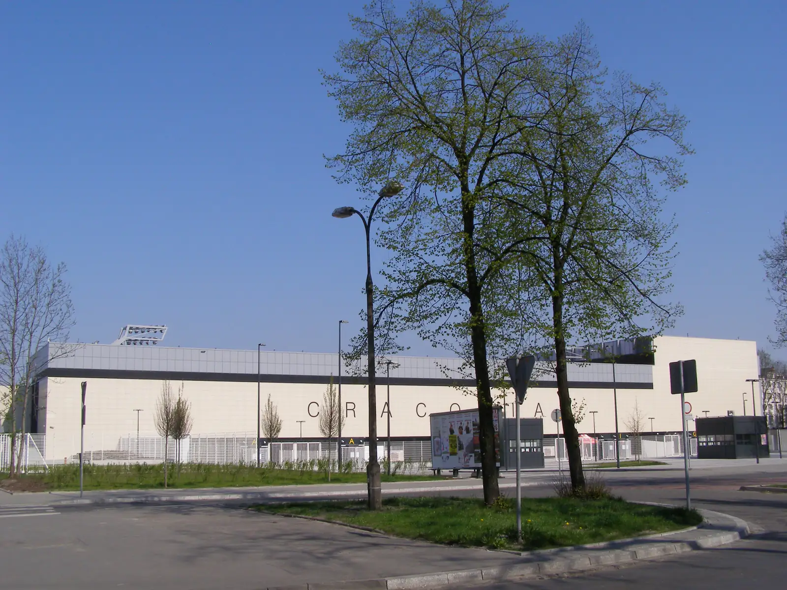 Stadion Cracovii im. Józefa Piłsudskiego w Krakowie — miejsce pierwszych ekstraklasowych derbów z Wieczystą